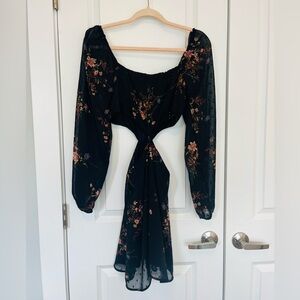 FOREVER 21 Long Sleeve Casual Floral Dresses for Women